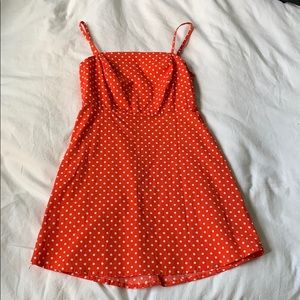 Red polka dot Urban Outfitters dress